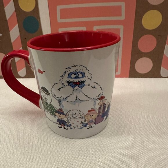Rudolph and the Island of Misfit Toys Coffee Mug 14 oz Red Handle Christmas NWT - Picture 1 of 4
